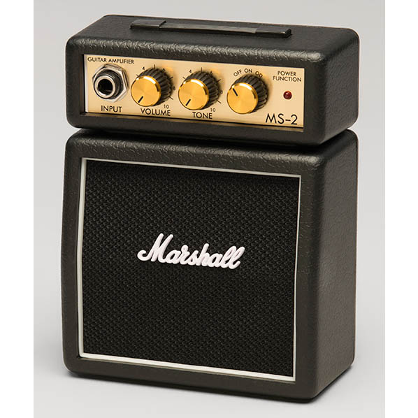 마샬 Marshall 휴대용 마이크로 앰프 MS-2 블랙 레드 클래식 - 상세 이미지 3