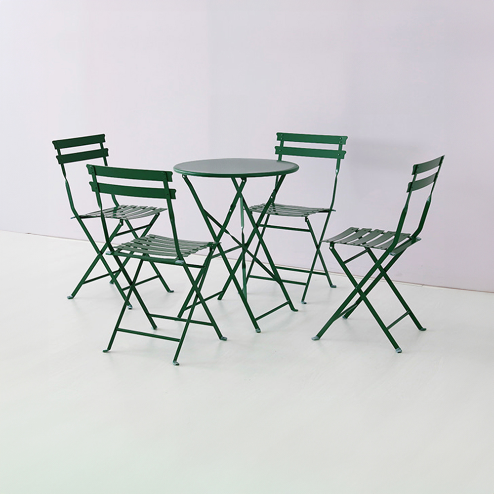 VALLEN 접이식 빈티지테이블/의자 4인세트