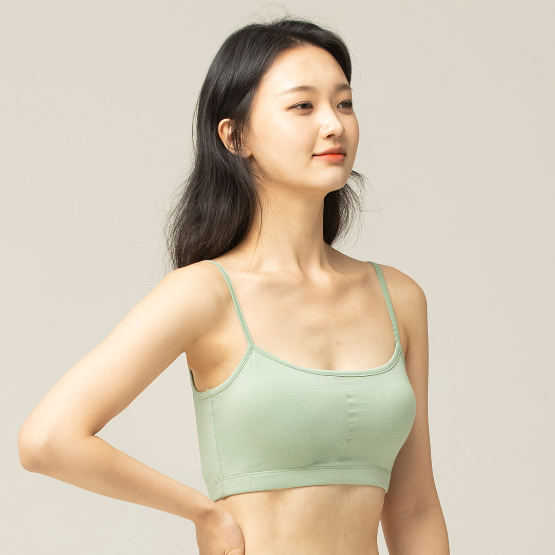 [SET]싸이클린 브라렛 3매세트 편한 노와이어 브라 오가닉 여자 면 속옷 - 상세 이미지 2