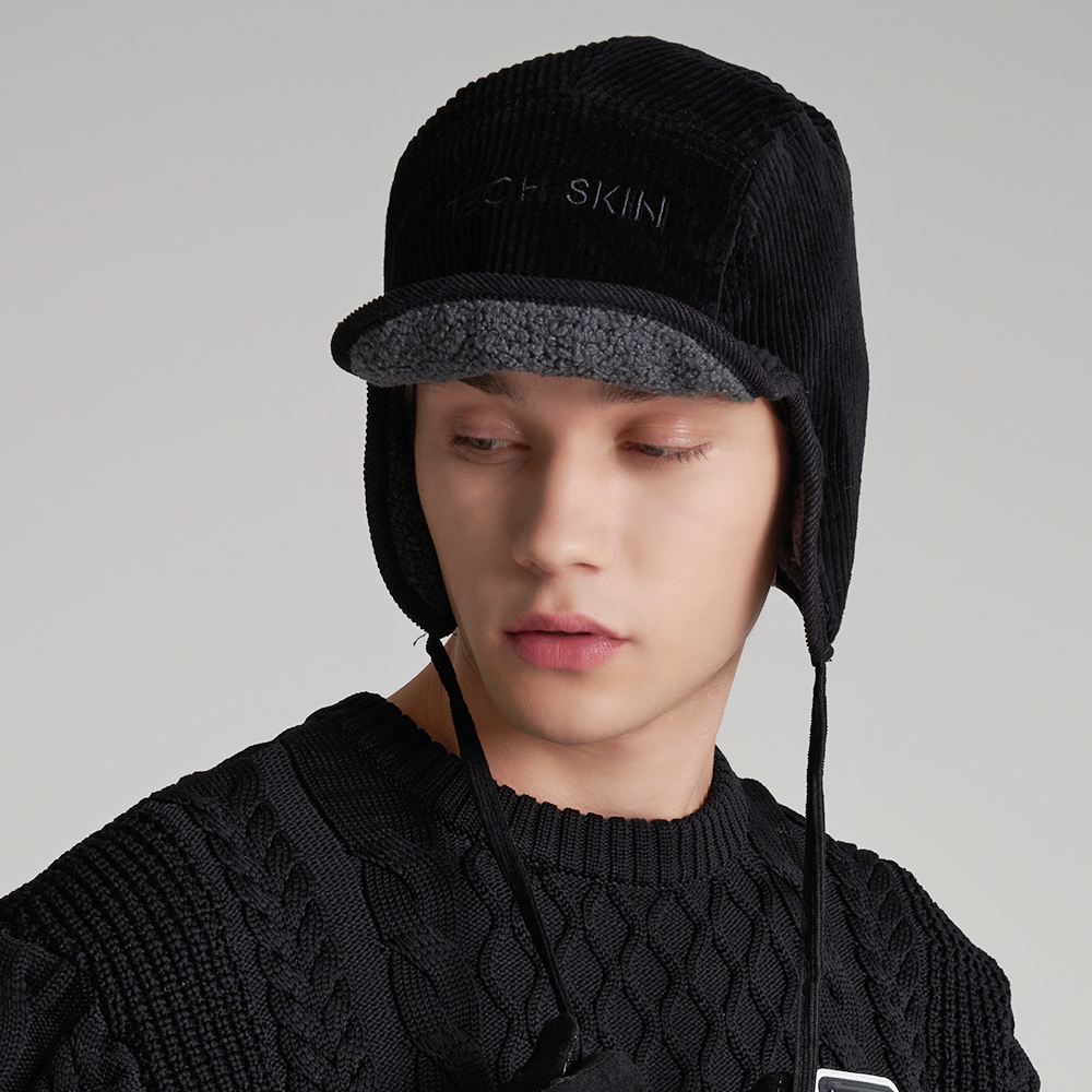 테크스킨 리버시블 트루퍼 겨울 방한 골프모자