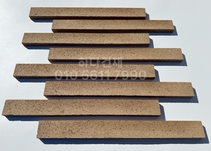 하다 모노타일 롱와이드 국내생산 모카브라운 500x50x20T / 하다건재 롱브릭타일