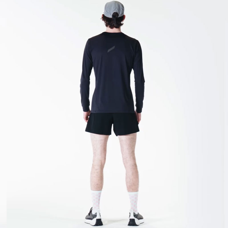 소어 SOAR Running 러닝 남성 기능성 긴팔 티셔츠 sls4mblack 블랙 - 상세 이미지 4
