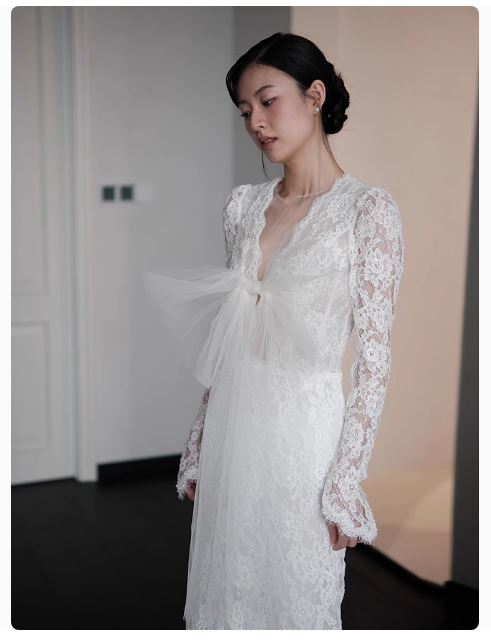 레이스 셀프웨딩드레스 스몰웨딩 2부 피로연 스냅촬영 - 상세 이미지 2
