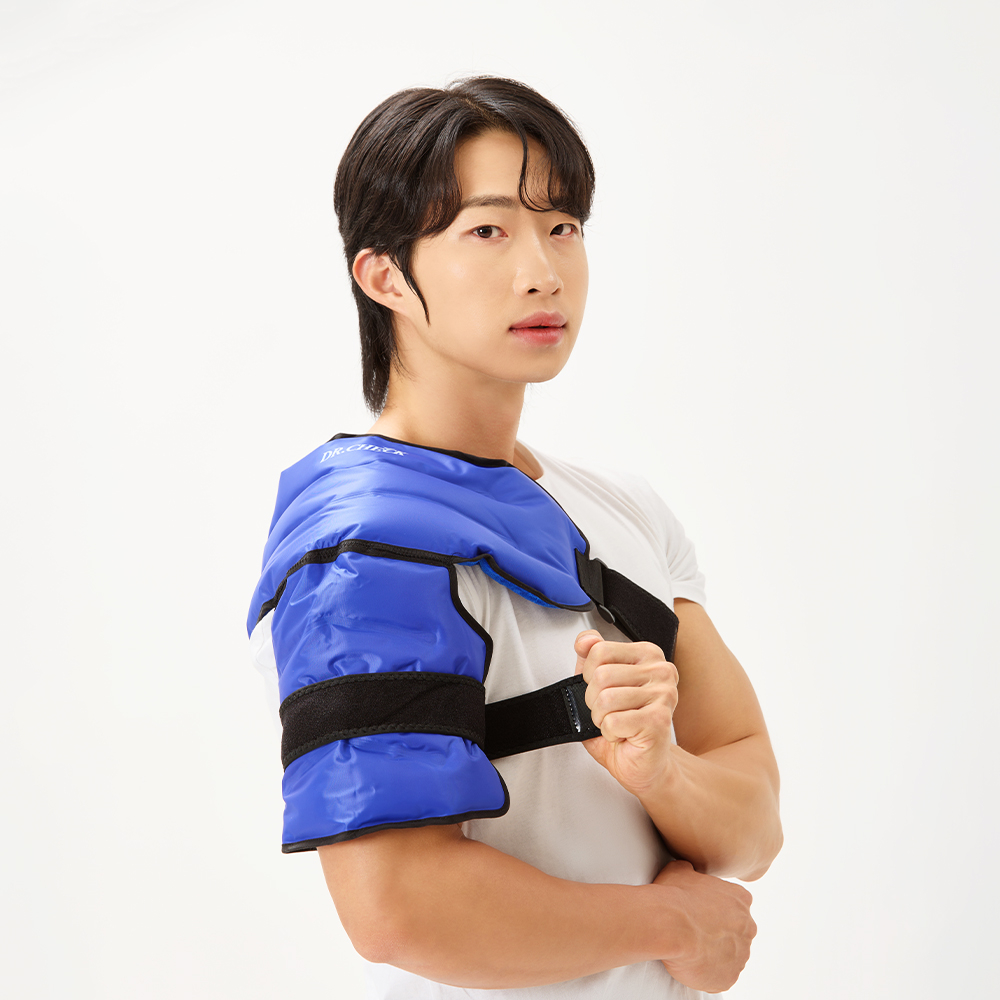 닥터체크 바디핏 어깨 냉찜질 온찜질 마사지팩 아이싱 쿨링 투수 야구 통증 얼음팩 - 상세 이미지 4
