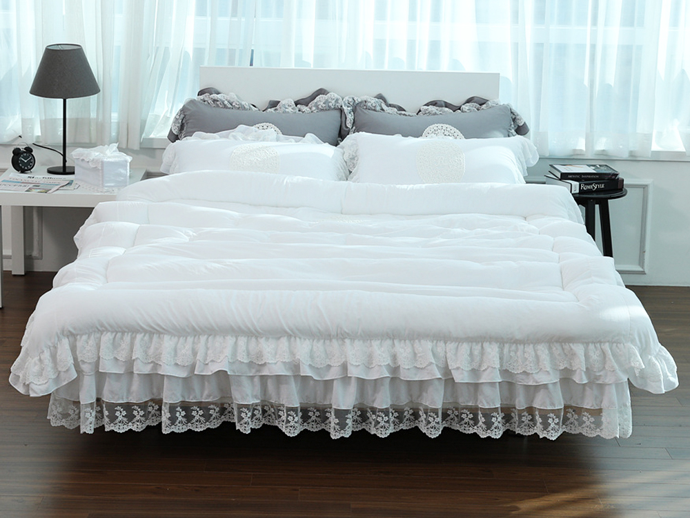 류금숙 프렌치향기 항균실키케어 프릴 차렵이불 베개커버 숏매트커버세트 SS/Q/K/SK