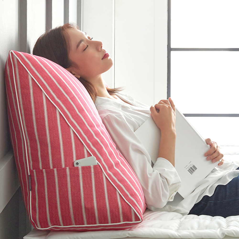 방수 삼각 침대 등받이 대형쿠션 쇼파 일반형