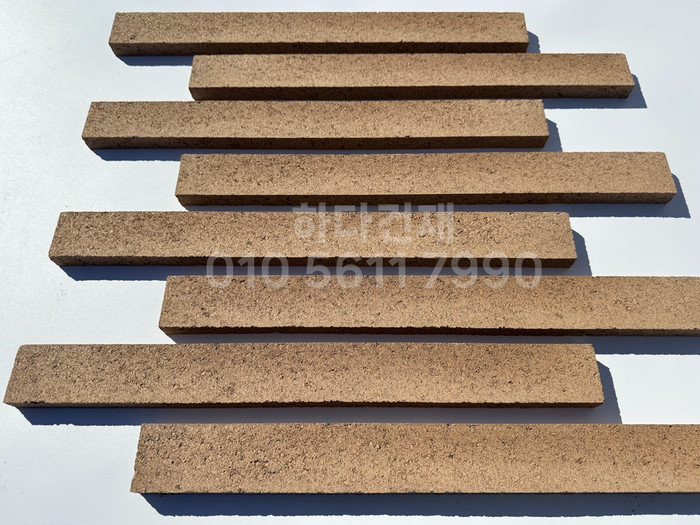 하다 모노타일 롱와이드 국내생산 모카브라운 500x50x20T / 하다건재 롱브릭타일