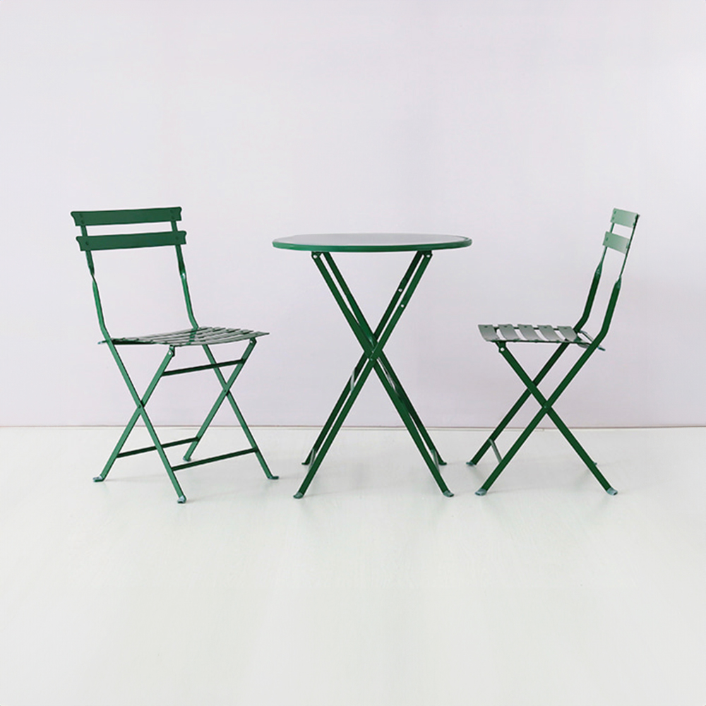 VALLEN 접이식 빈티지테이블/의자 2인세트