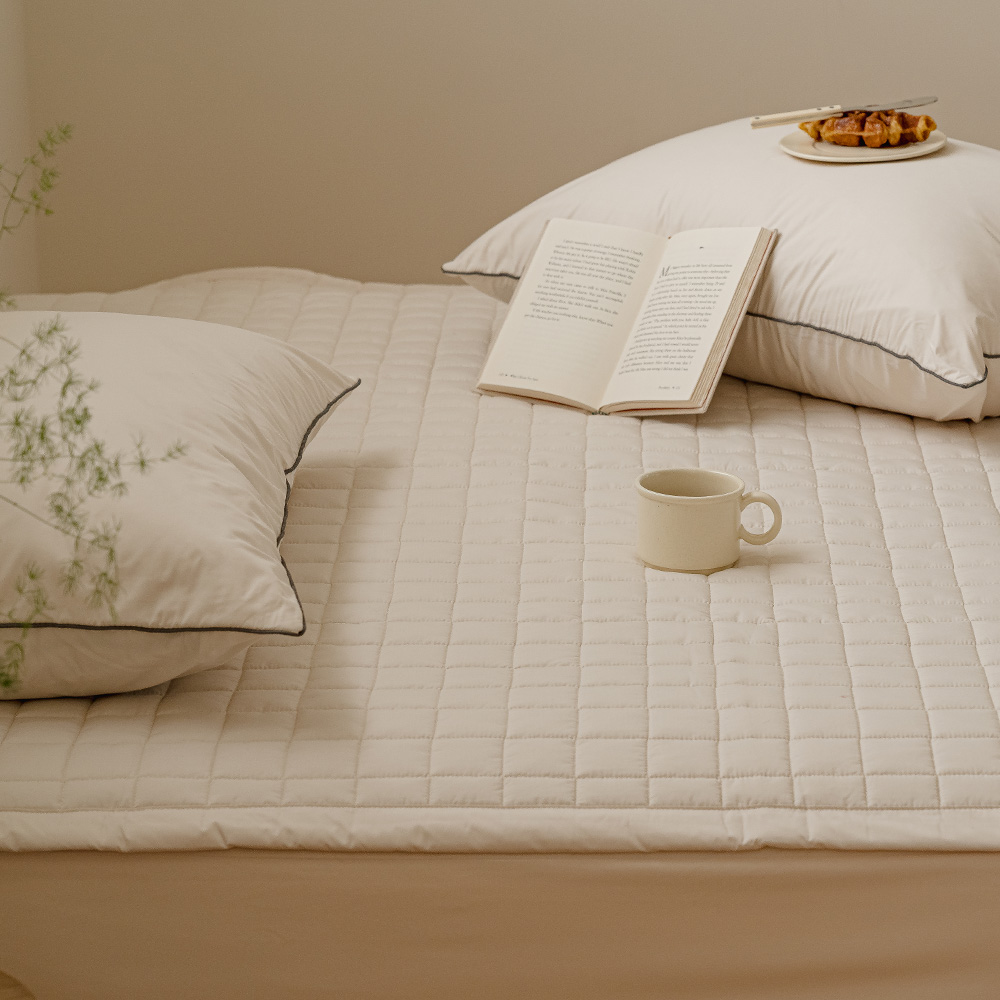 클래식 실크모달 프리미엄 고정밴딩 침대패드 SS