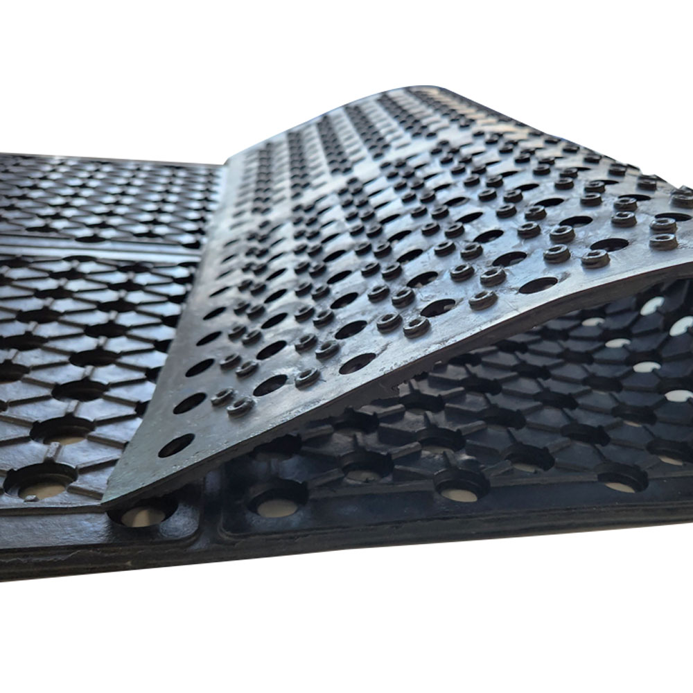 삼지매트 현관 고무매트 미끄럼방지 슬래시 검정 60x90