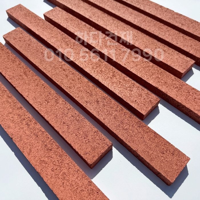 하다 모노타일 롱와이드 프레시레드 500x50x20T / 하다건재 국내생산 롱브릭타일