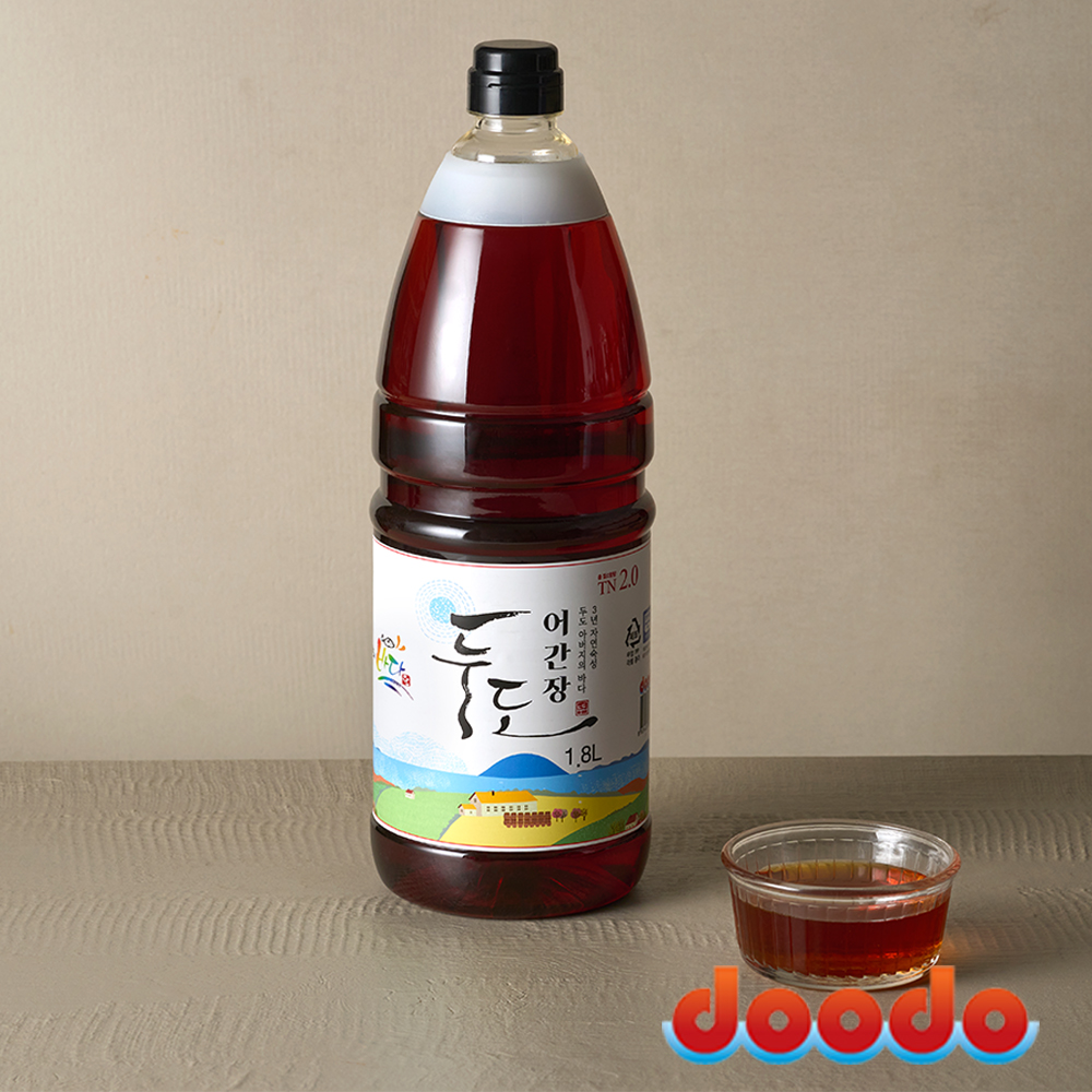 두도 어간장 프리미엄 3년숙성 원액 국간장 맛간장 1.8L, 1개 - 메인 이미지