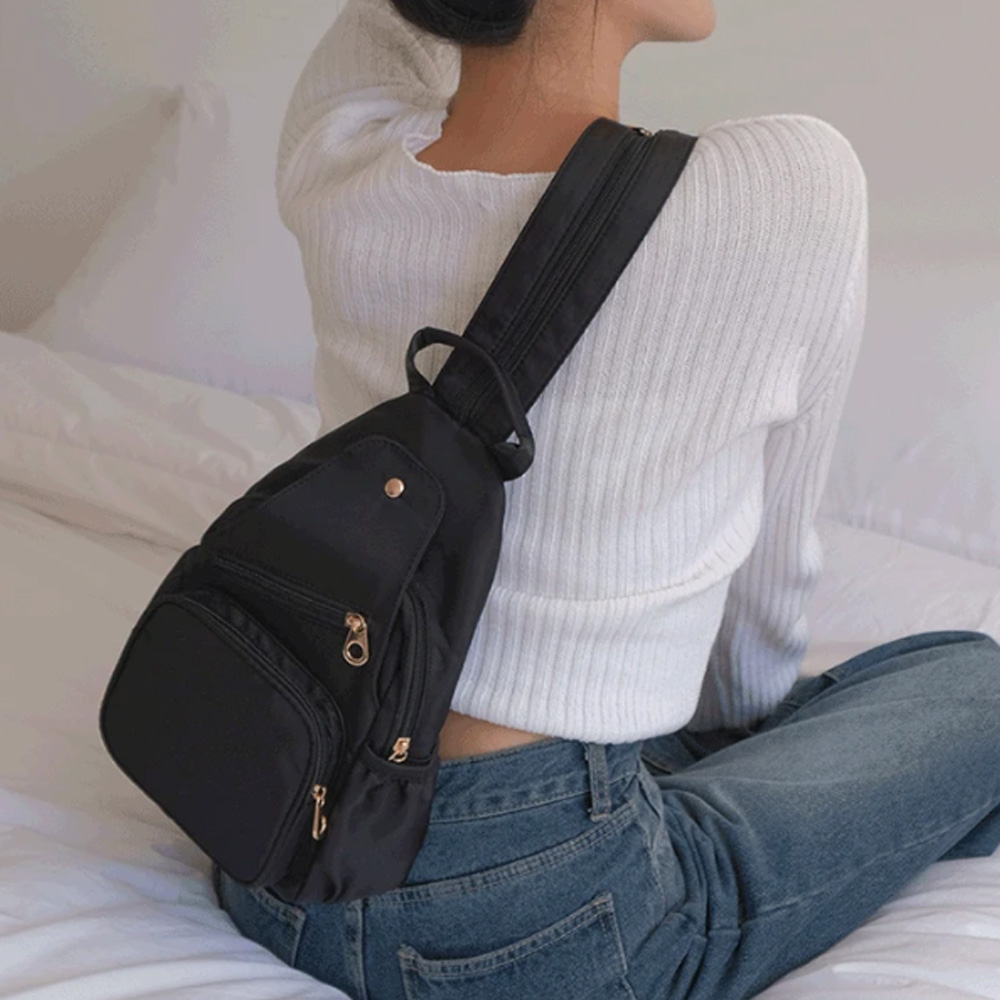 히든포켓 트래블 투웨이 슬링백 미니백팩