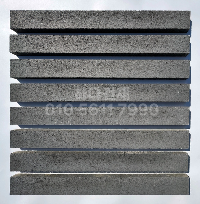 하다 모노타일 롱와이드 시크블랙 500x50x20T / 하다건재 국내생산 롱브릭타일