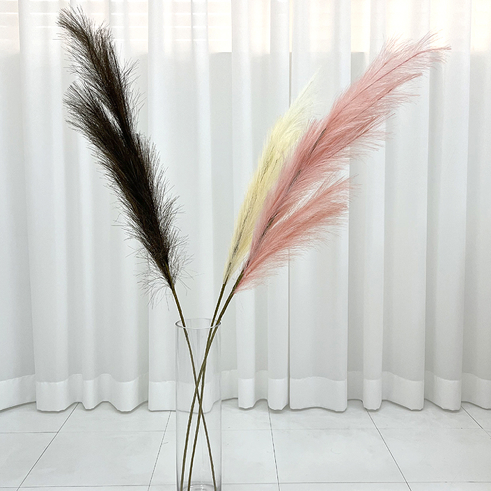 가을 팜파스 인조 갈대 조화 드라이플라워 3color - 상품 이미지