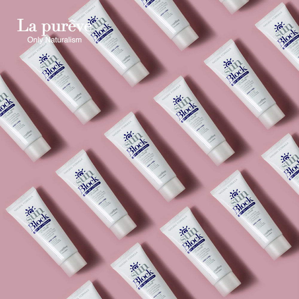1+1+1 라퓨레브 유브이 선블럭 크림 50ml SPF50+ PA+++ 3중기능성 자외선차단 미백 주름개선 - 상세 이미지 3