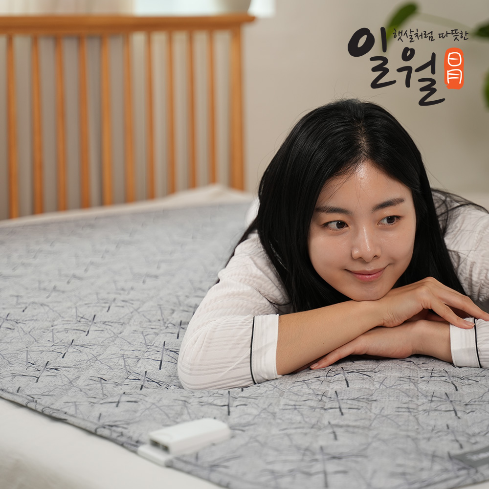 일월 카본 탄소매트 피치터치 초절전형 세탁가능 전기매트 전기장판 싱글