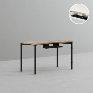 데스커 컴퓨터 책상 2.0 1200x600mm, 화이트 솔직 후기 | 실제 배치 사진 포함 - 상품 이미지 4