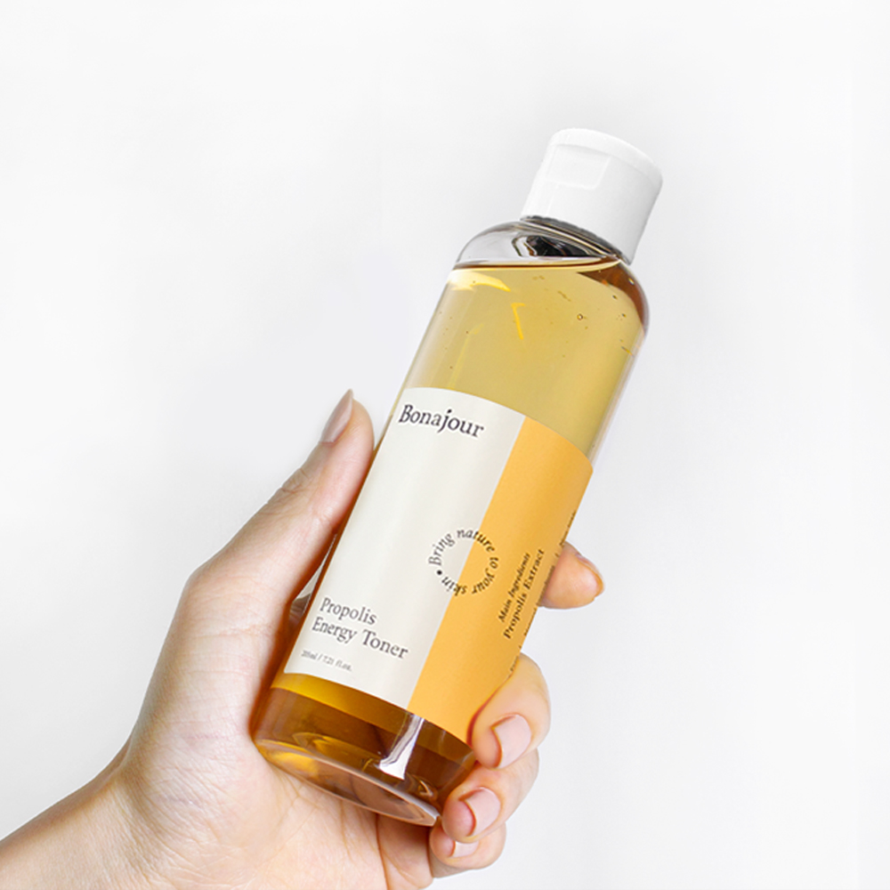 보나쥬르 프로폴리스 에너지 토너 205ml / 8중 히알루론산 저분자 저자극 스킨 - 상세 이미지 4
