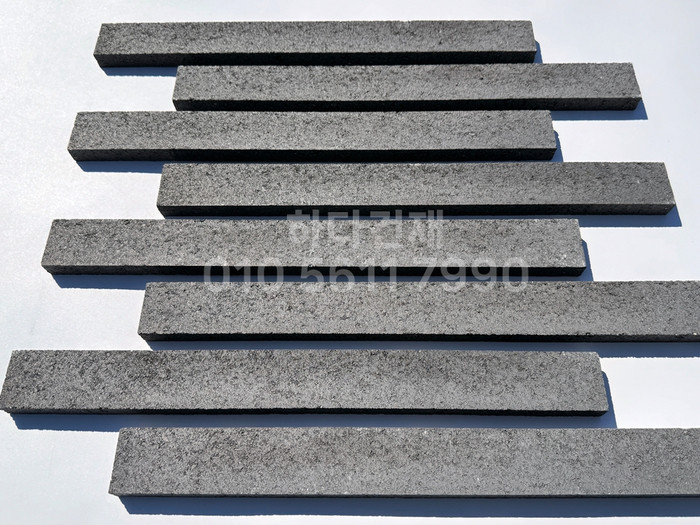 하다 모노타일 롱와이드 시크블랙 500x50x20T / 하다건재 국내생산 롱브릭타일