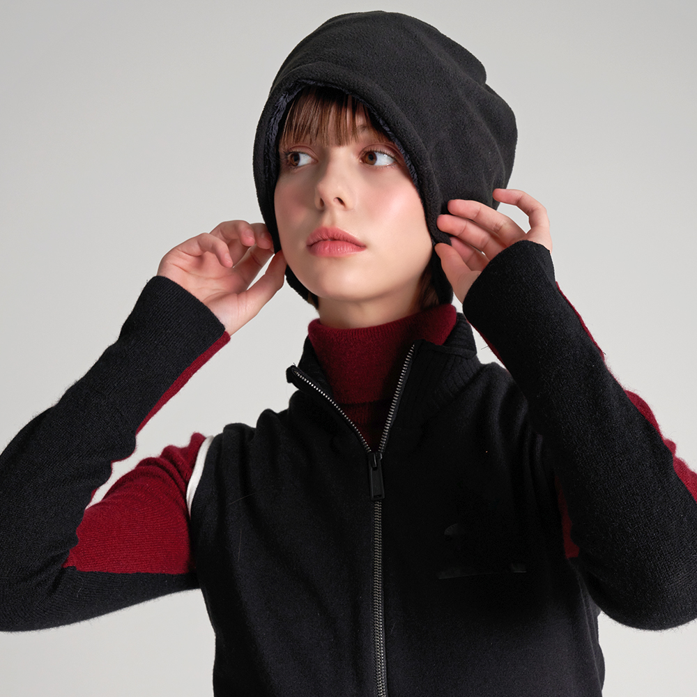 테크스킨 폴라폴리스 겨울 방한 넥워머 멀티스카프 방한모자겸용