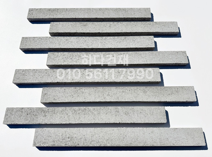 하다 모노타일 롱와이드 윈터그레이 500x50x20T / 하다건재 국내생산 롱브릭타일