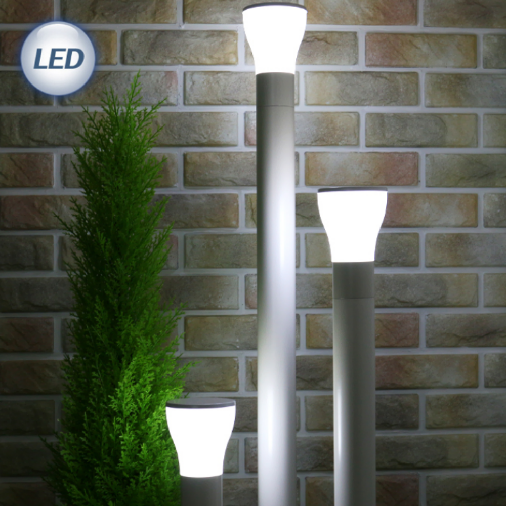 LED 원형 전기 정원등 잔디등 가로등 열주등 외등 화이트/42CM - 상세 이미지 5