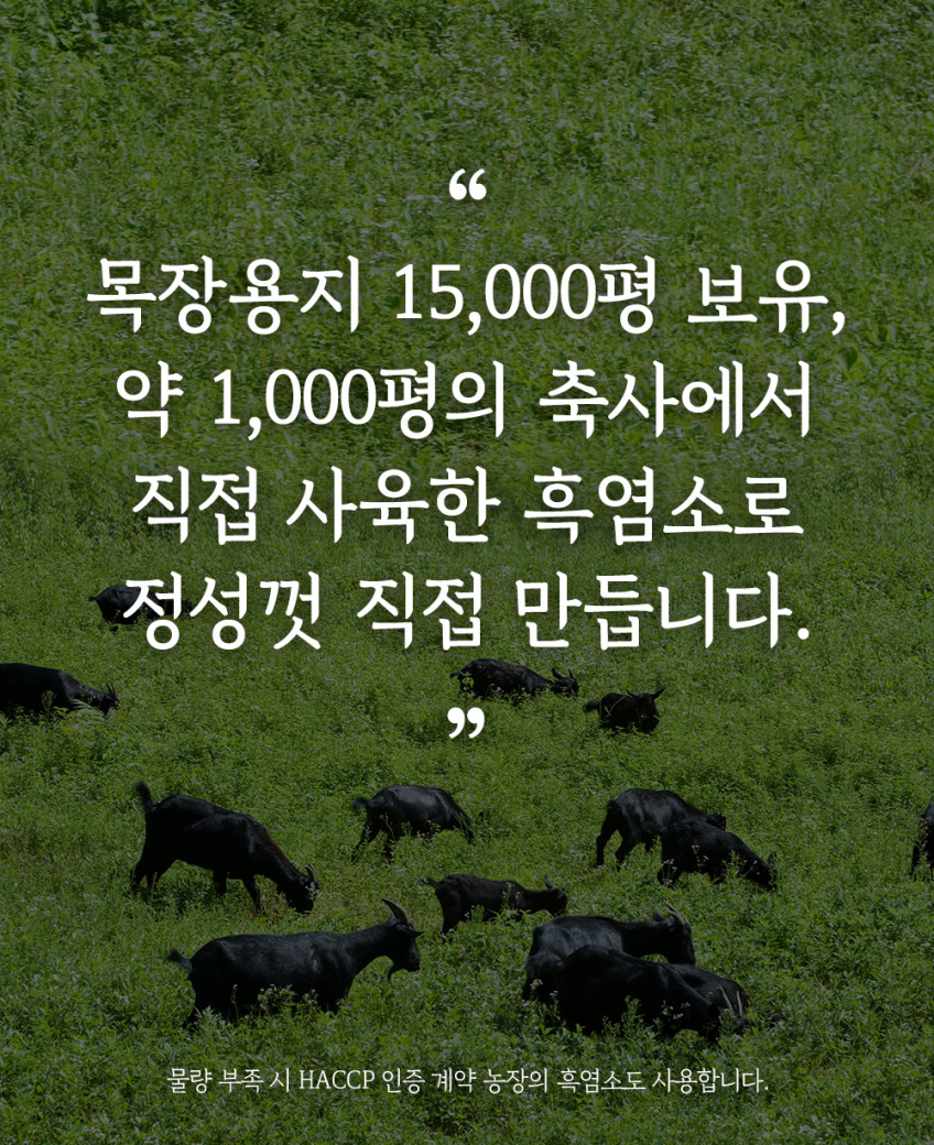 황금이네 자연방목 흑염소진액 엑기스 흑염소즙 100ml 150포(한마리) 판매처 상세 정보 이미지 4