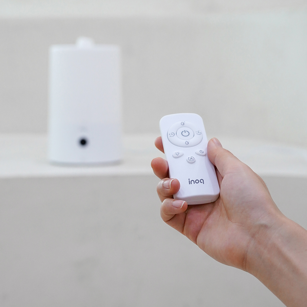 통세척 가습기 무드등 4L 초음파가습기 자동습도조절 리모컨