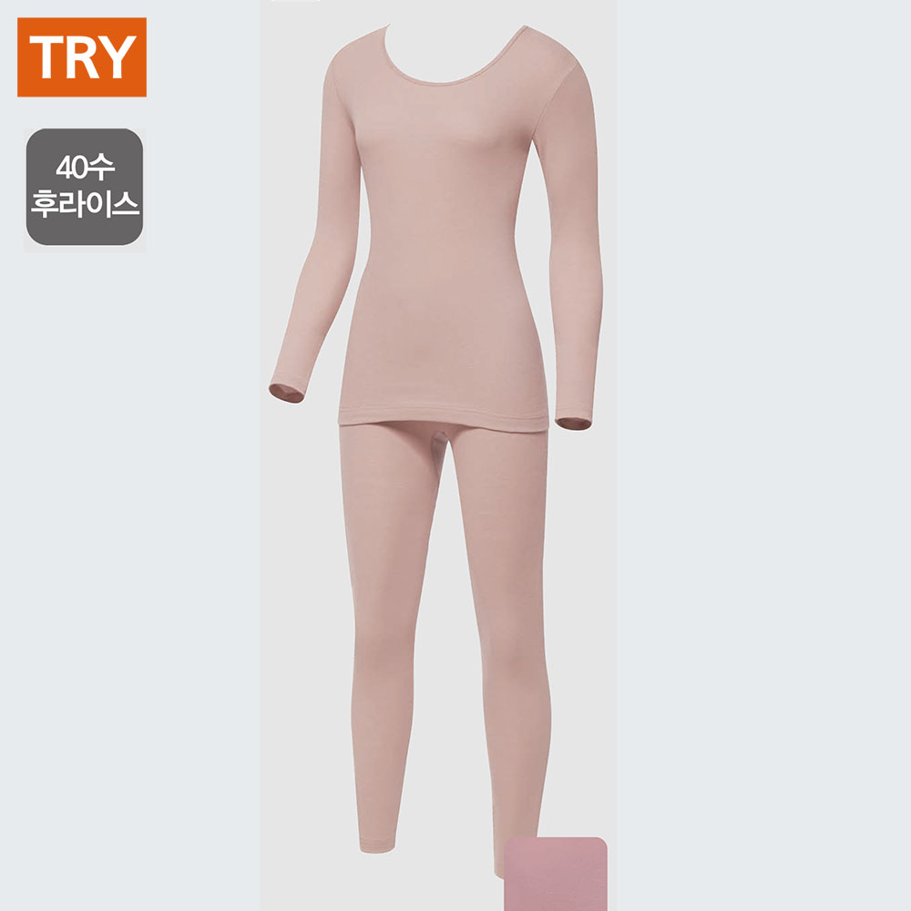 트라이 여성내복 면내복 어르신내복 40수 센트9부 - 상세 이미지 5
