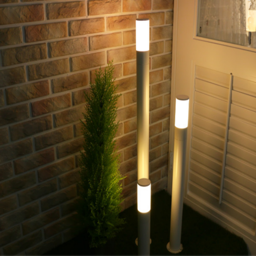 LED 원형 전기 정원등 잔디등 가로등 열주등 외등 화이트/43CM - 상세 이미지 3