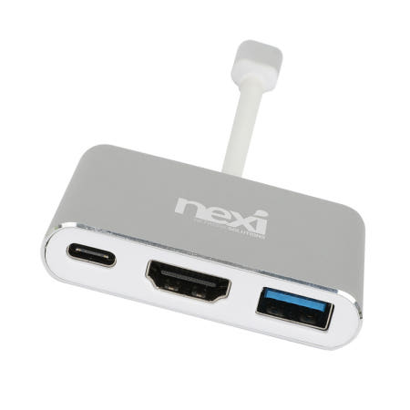 USBC타입 to HDMI 젠더 노트북듀얼모니터 연결잭 4K 맥북 PD충전 RNX1414