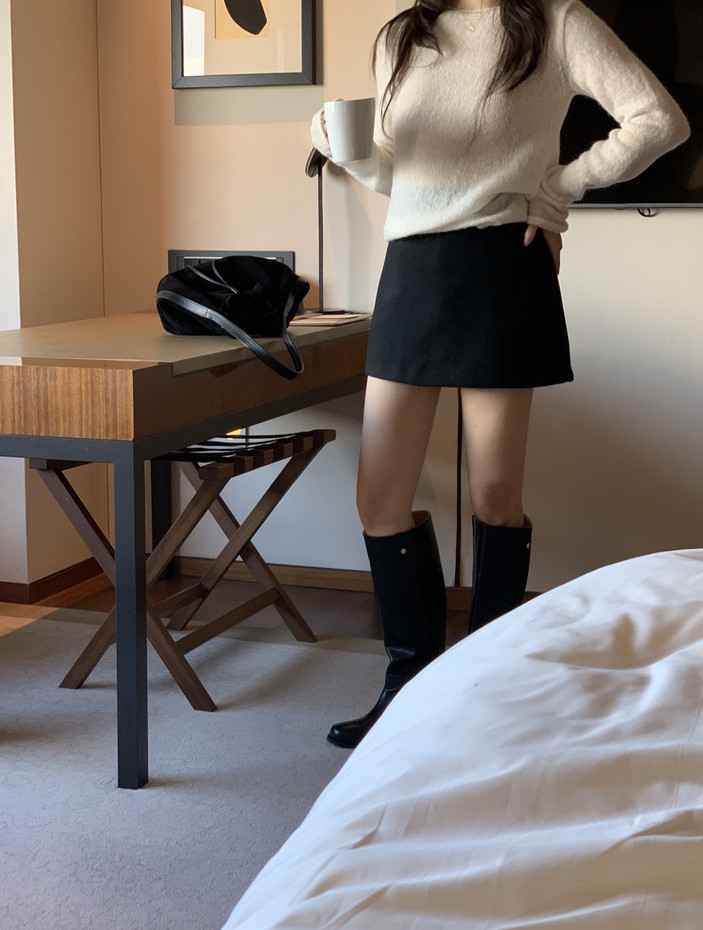 [sale,안감속바지,당일]미엘 캐린 스커트(3color)미니스커트 A라인스커트 miel스커트 플리츠스커트 주름스커트 코듀로이스커트 롱스커트 상세 이미지 6
