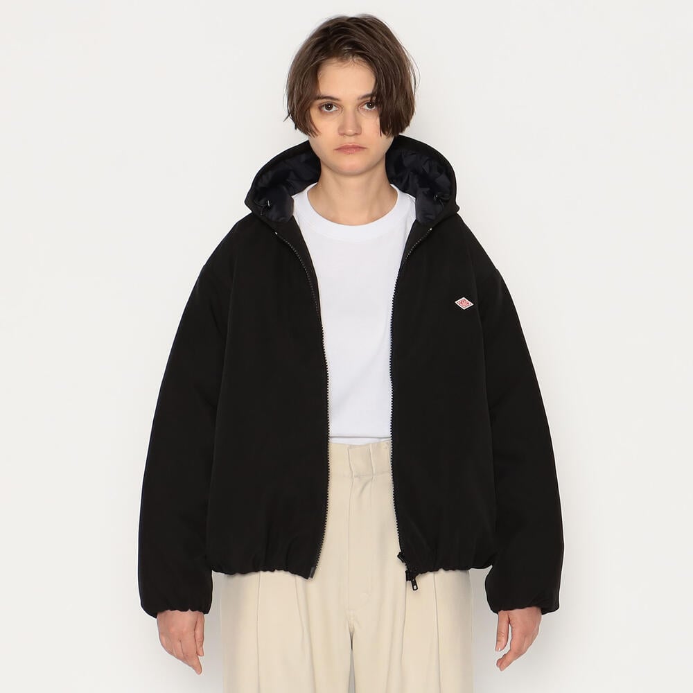 단톤 후리스 HOODED DOWN SHORT JACKET DNB242L101-0025 여성 자켓 - 상세 이미지 3