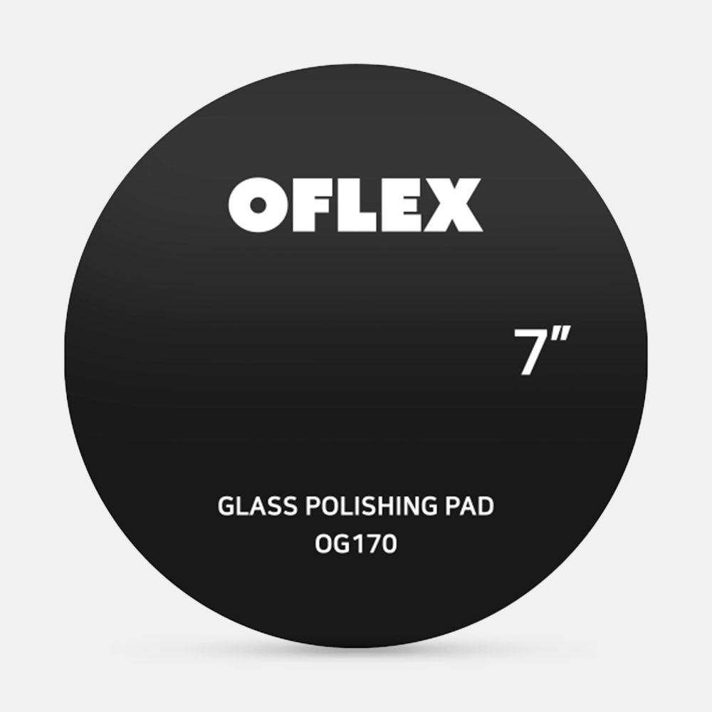 오플렉스 글라스 폴리싱 패드 압축 양모 175mm OG170 유막제거 - 메인 이미지