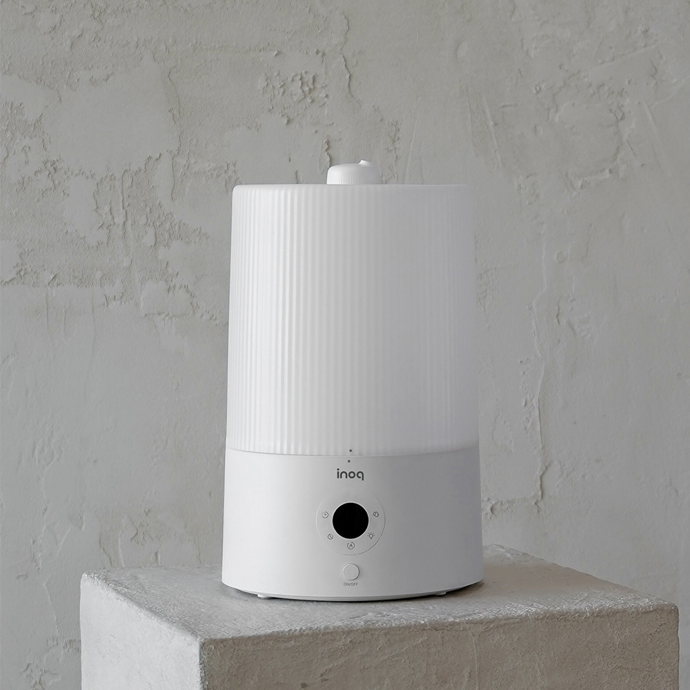 통세척 가습기 무드등 4L 초음파가습기 자동습도조절 리모컨