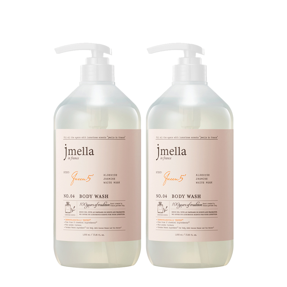 제이멜라 퀸 5 퍼퓸 바디 워시 1000ml 2개 - 메인 이미지