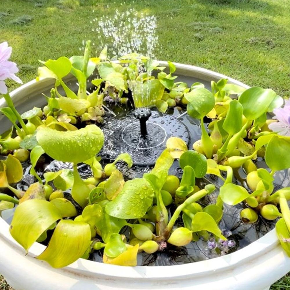 솔라콤 태양광 분수 미니 분수대 정원 연못 실내