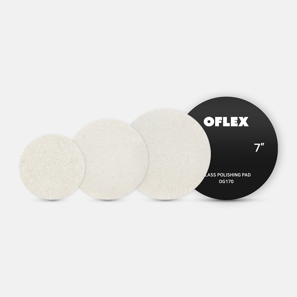 오플렉스 글라스 폴리싱 패드 압축 양모 175mm OG170 유막제거 - 상세 이미지 3
