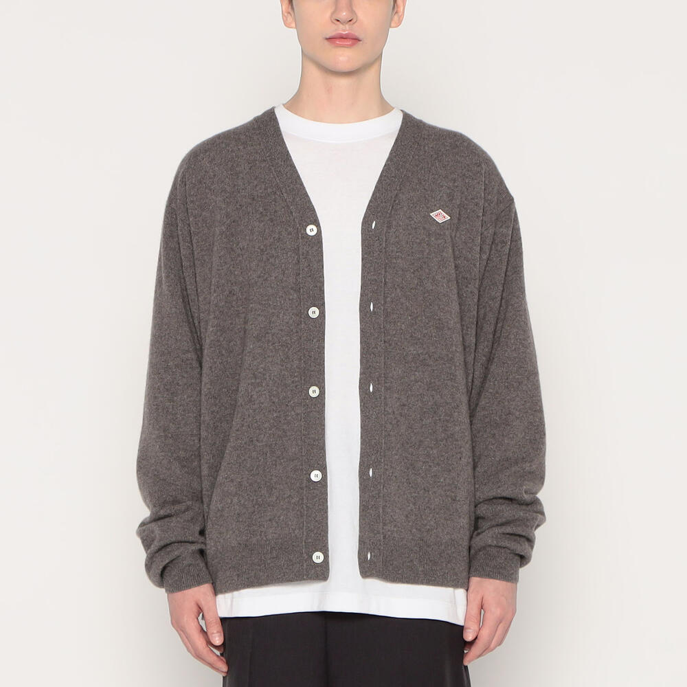단톤 가디건 LAMBSWOOL V NECK KNIT DNB242M102-0002 남성 울 가디건 - 상세 이미지 2