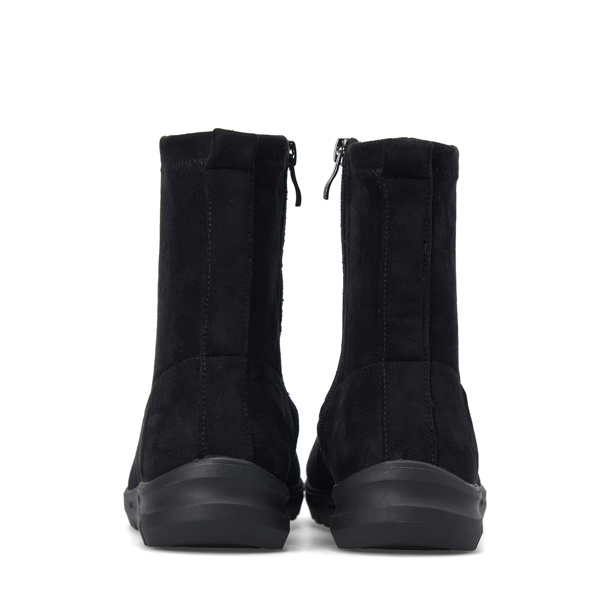 [기모안감] 230~255 데이워크 발편한 아치깔창 여성 앵클 스판 부츠 코이 블랙스웨이드 DW30051-BKS - 상세 이미지 5