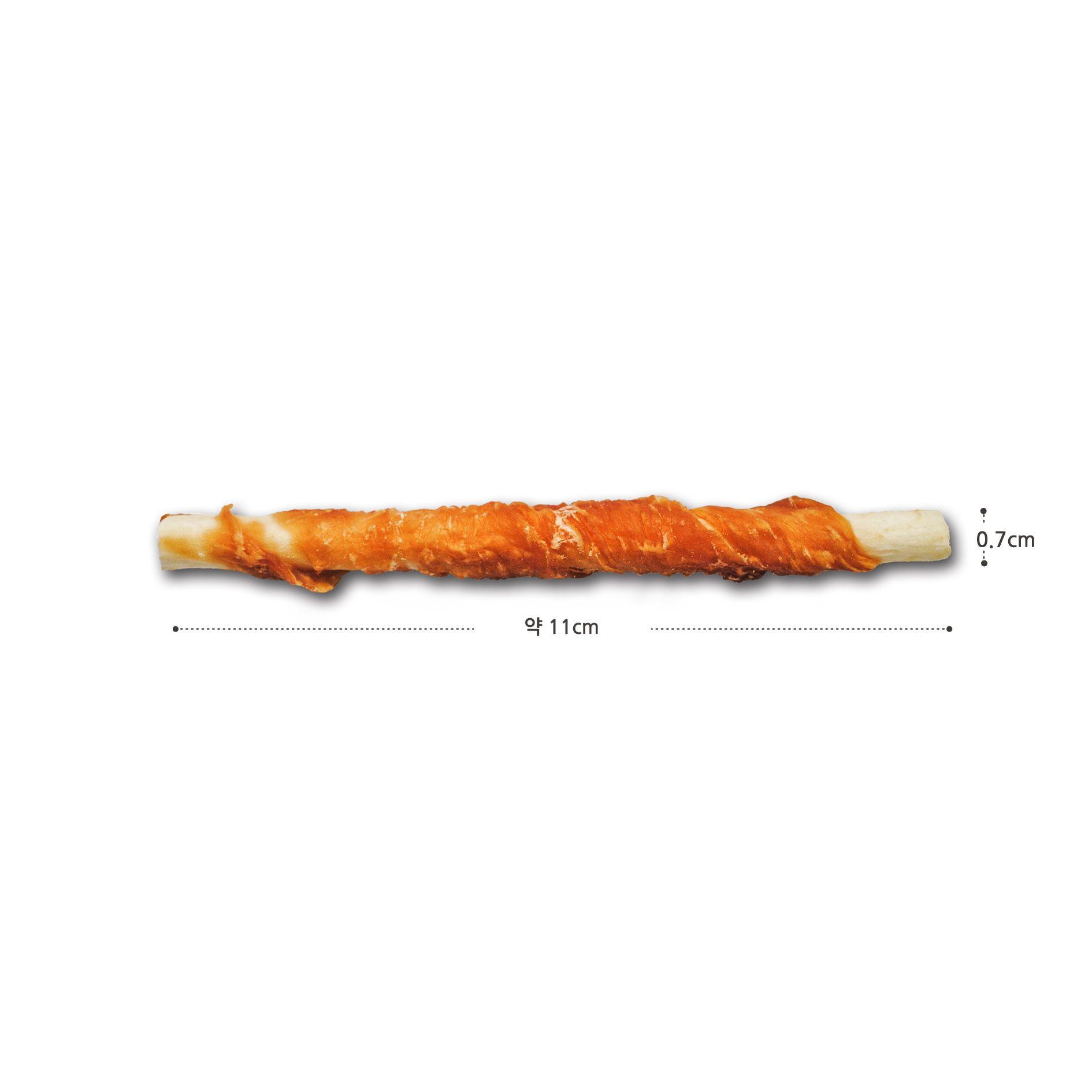 플렉스 밀크껌 대용량 강아지 간식 닭고기, 400g, 1개 - 상세 이미지 4