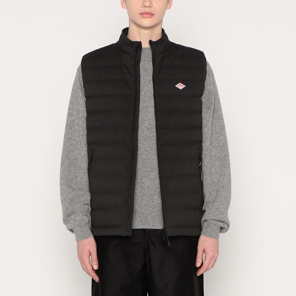 단톤 조끼 WOOL LIKE POLYESTER MIDDLE DNB242M101-0012 패딩 조끼 - 상세 이미지 2