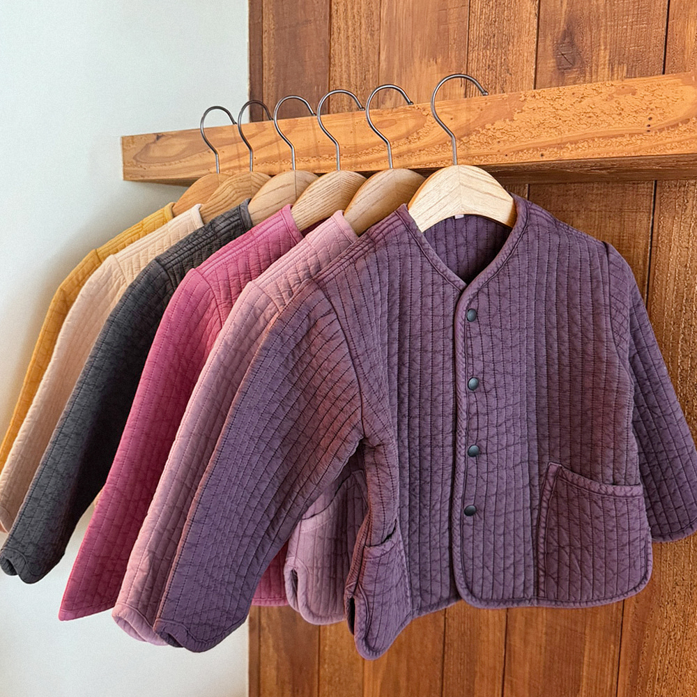 아동공용 넌카라 면누빔 기모 경량자켓 생활한복 3265