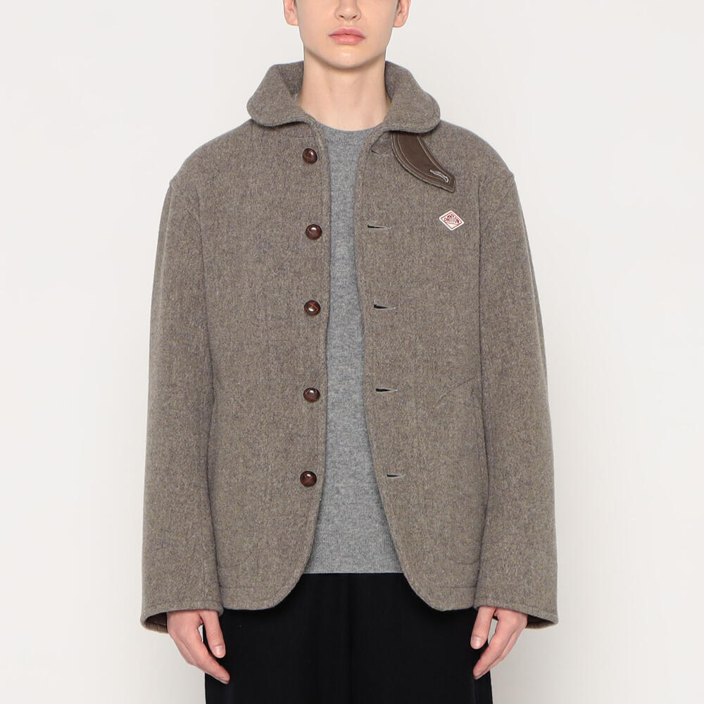 단톤 자켓 WOOL PILE ROUND COLLAR DNB242M101-0018 남성 자켓 - 상세 이미지 4