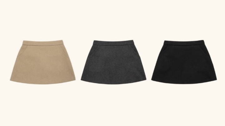 [sale,안감속바지,당일]미엘 캐린 스커트(3color)미니스커트 A라인스커트 miel스커트 플리츠스커트 주름스커트 코듀로이스커트 롱스커트 상세 이미지 1