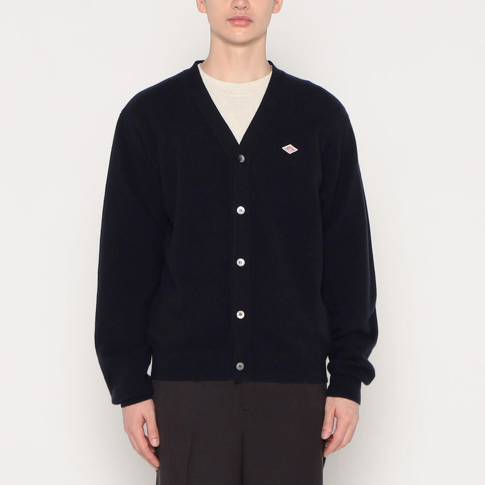 단톤 가디건 LAMBSWOOL V NECK KNIT DNB242M102-0002 남성 울 가디건 - 상세 이미지 3