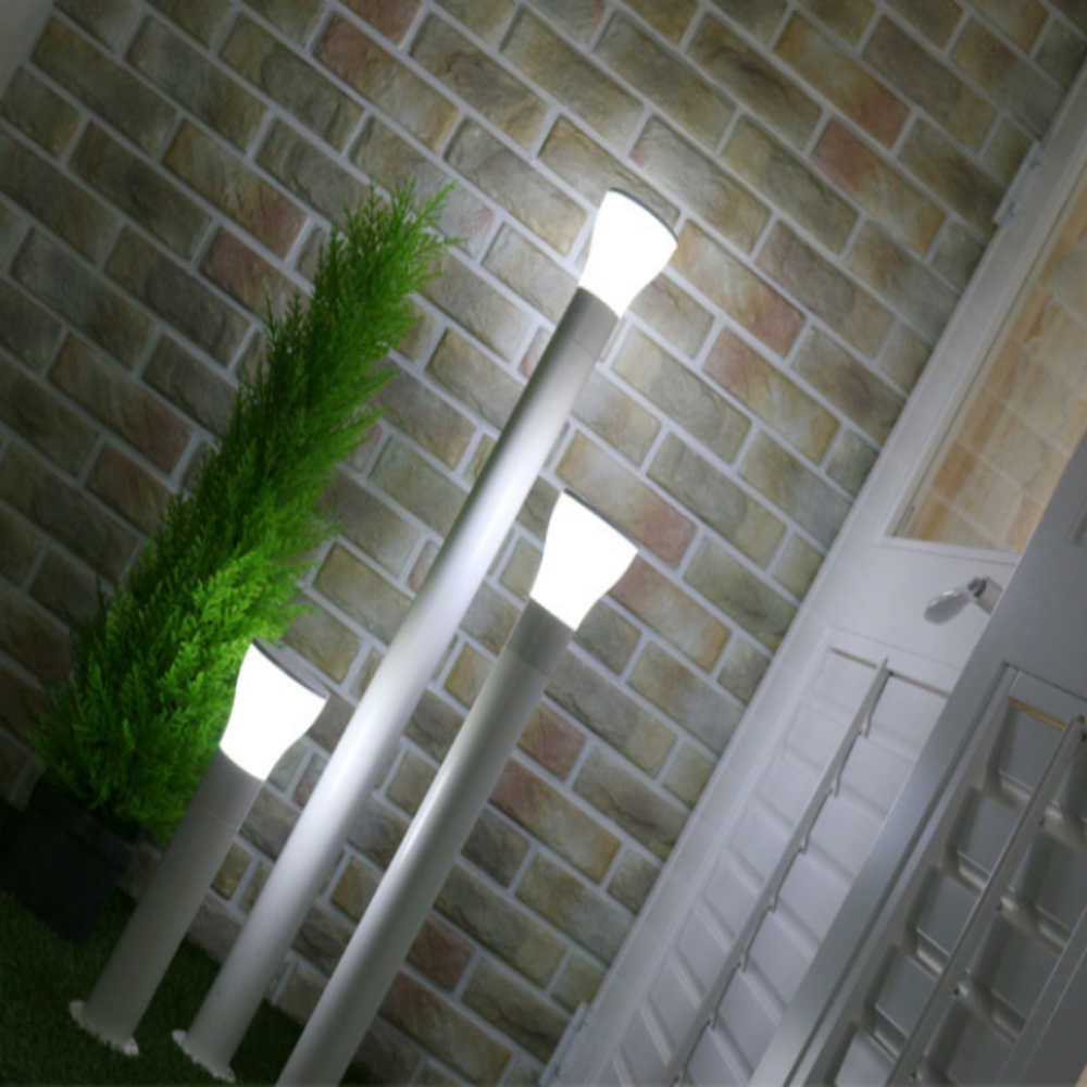 LED 원형 전기 정원등 잔디등 가로등 열주등 외등 화이트/42CM - 상세 이미지 4