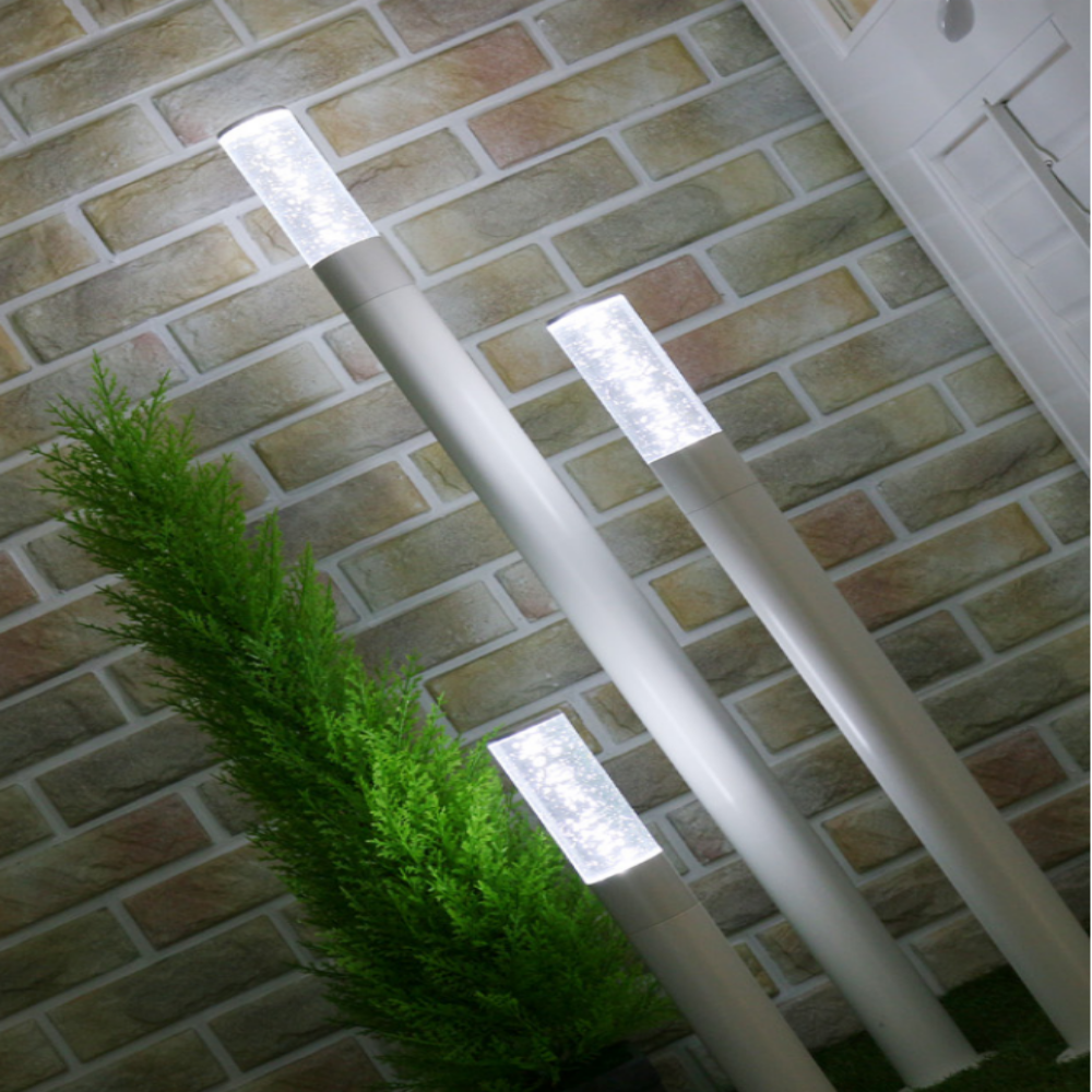 LED 원형 전기 정원등 잔디등 가로등 열주등 외등 화이트/46CM 이미지 8