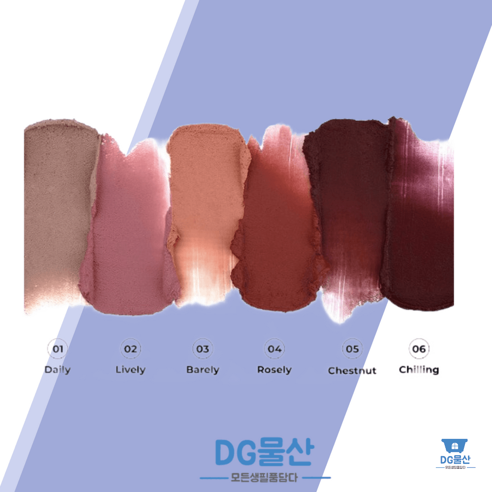 에이치블러 틴트 매트블러립 데일리 라이블리 가을틴트 6종 택1 : DG한국물산